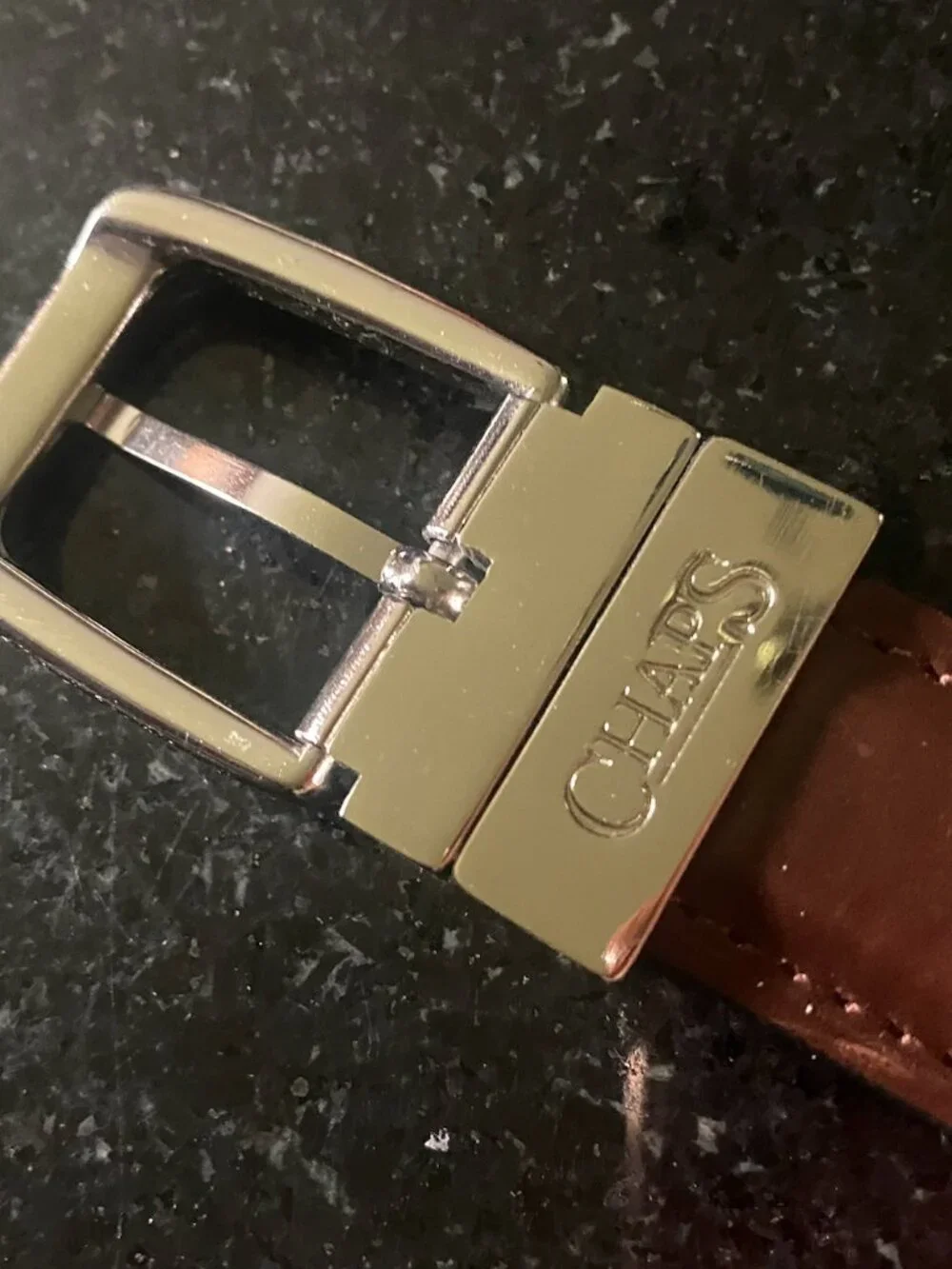 Chaps Boys leather reversible belt